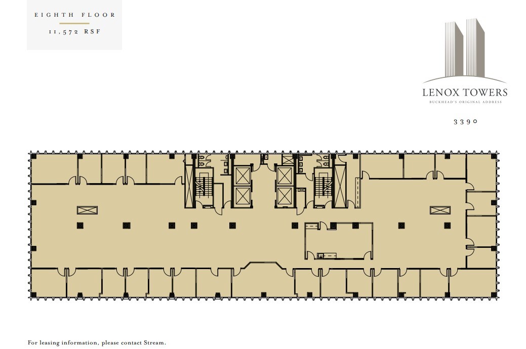 3400 Peachtree Rd NE, Atlanta, GA à louer Plan d’étage– Image 1 sur 1