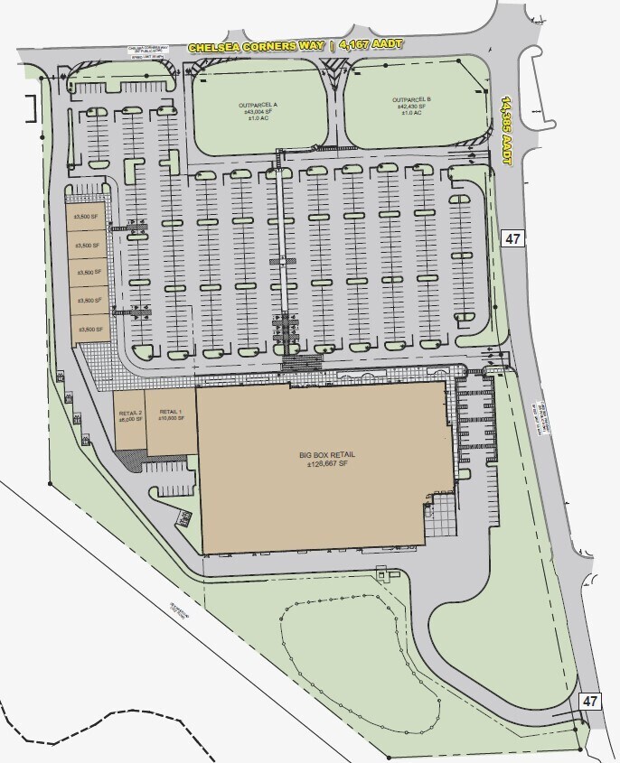 Chelsea Corners Way hwy, Chelsea, AL à louer Plan de site– Image 1 sur 2