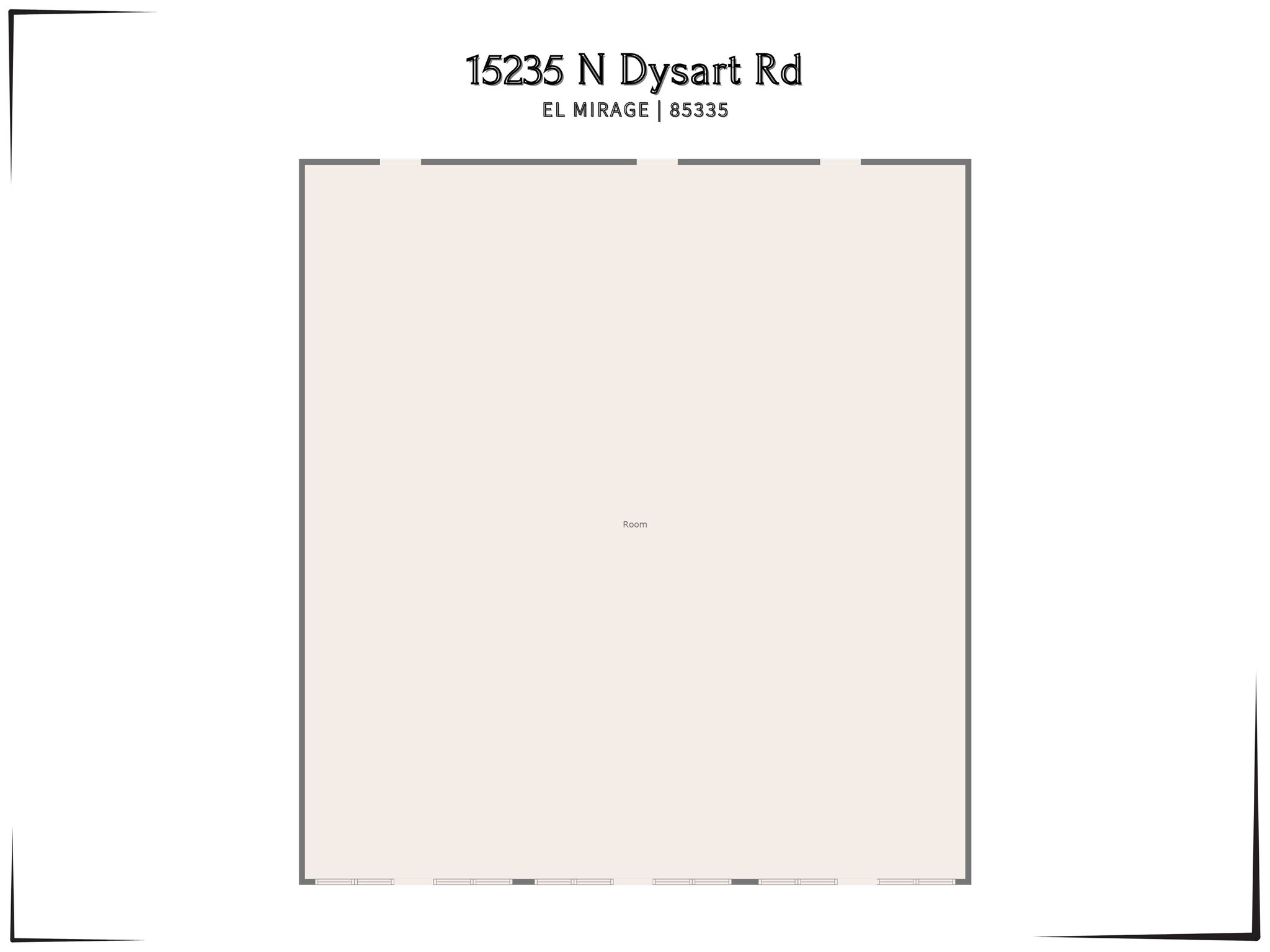 15235 N Dysart Rd, El Mirage, AZ à louer Plan d’étage– Image 1 sur 6