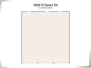 15235 N Dysart Rd, El Mirage, AZ à louer Plan d’étage– Image 1 sur 6