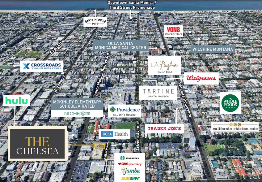 2440 Chelsea Pl, Santa Monica, CA à vendre - Photo de l’immeuble – Image 3 sur 7
