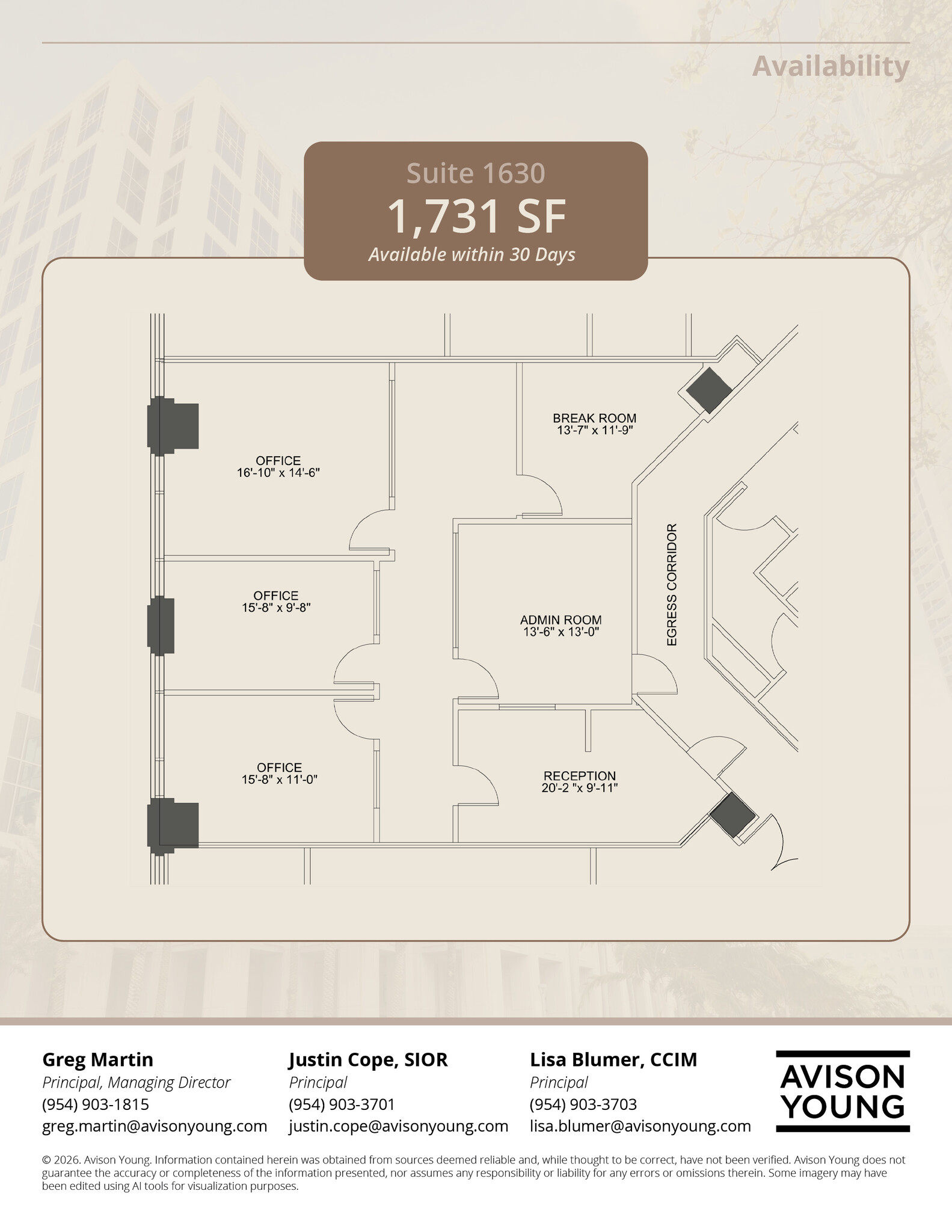 200 E Las Olas Blvd, Fort Lauderdale, FL à louer Plan d’étage– Image 1 sur 1