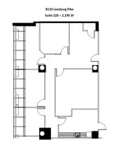 8133 Leesburg Pike, Vienna, VA à louer Plan de site– Image 1 sur 2