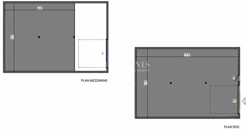 Local d'activités dans Piolenc à vendre - Plan d’étage – Image 3 sur 7