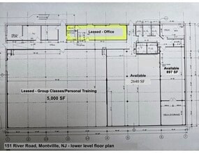 151 River Rd, Montville, NJ à louer Plan d’étage– Image 1 sur 1