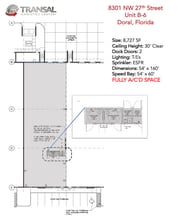 8301 NW 27th St, Miami, FL à louer Photo intérieure– Image 1 sur 2