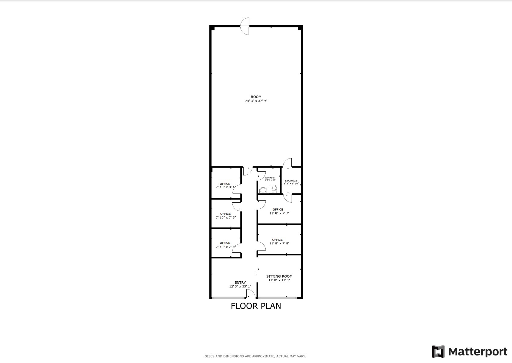 2110 Whitehorse Trl, Austin, TX à louer Plan d’étage– Image 1 sur 1