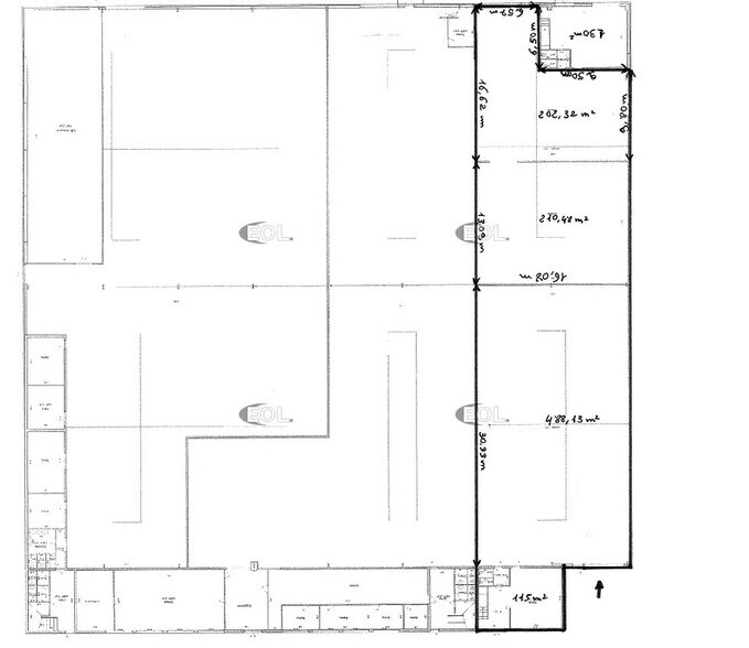 Local d’activités dans Bezons à louer - Plan d’étage – Image 3 sur 4