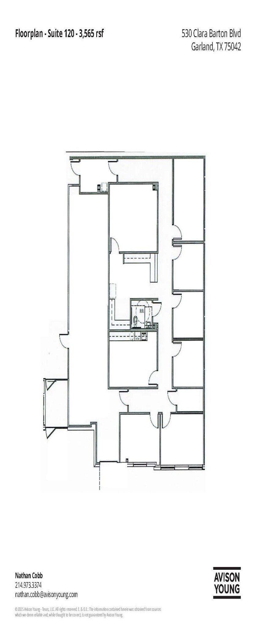 530 Clara Barton Blvd, Garland, TX à louer Plan d’étage– Image 1 sur 1
