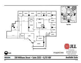 250 Williams St NW, Atlanta, GA à louer Plan d’étage– Image 1 sur 1