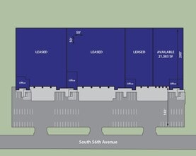 1002 S 56th Ave, Phoenix, AZ à louer Plan de site– Image 2 sur 2