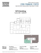 1875 NW Corporate Blvd, Boca Raton, FL à louer Plan d’étage– Image 1 sur 1