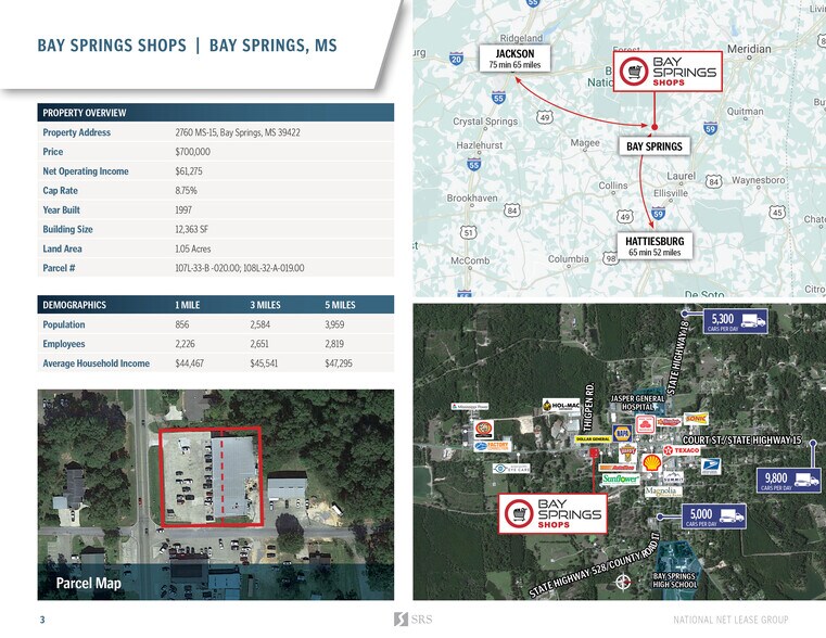 2760-2768 Highway 15, Bay Springs, MS à vendre - Photo de l’immeuble – Image 2 sur 2