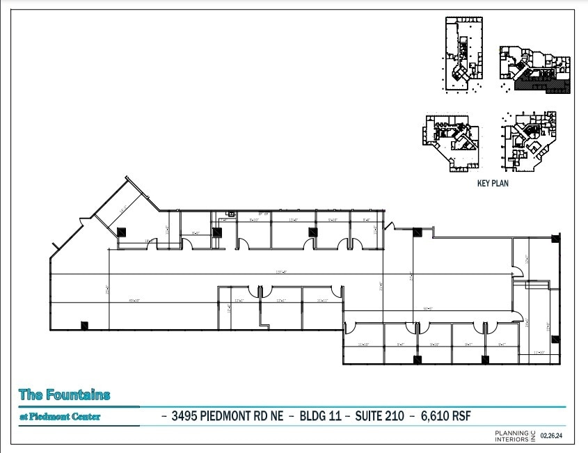 3495 Piedmont Rd NE, Atlanta, GA à louer Plan d’étage– Image 1 sur 1
