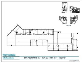 3495 Piedmont Rd NE, Atlanta, GA à louer Plan d’étage– Image 1 sur 1