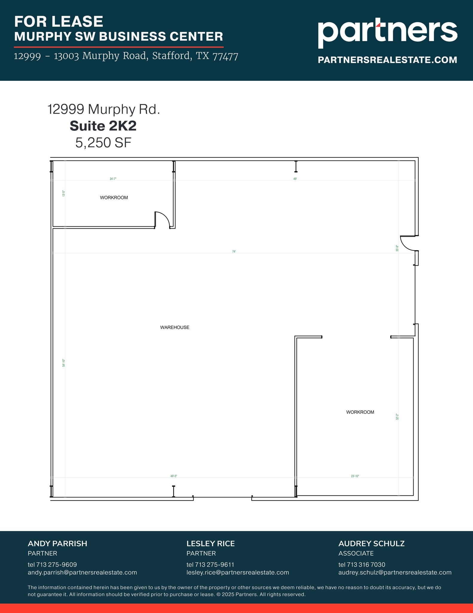 12999-13003 Murphy Rd, Stafford, TX à louer Plan de site– Image 1 sur 1