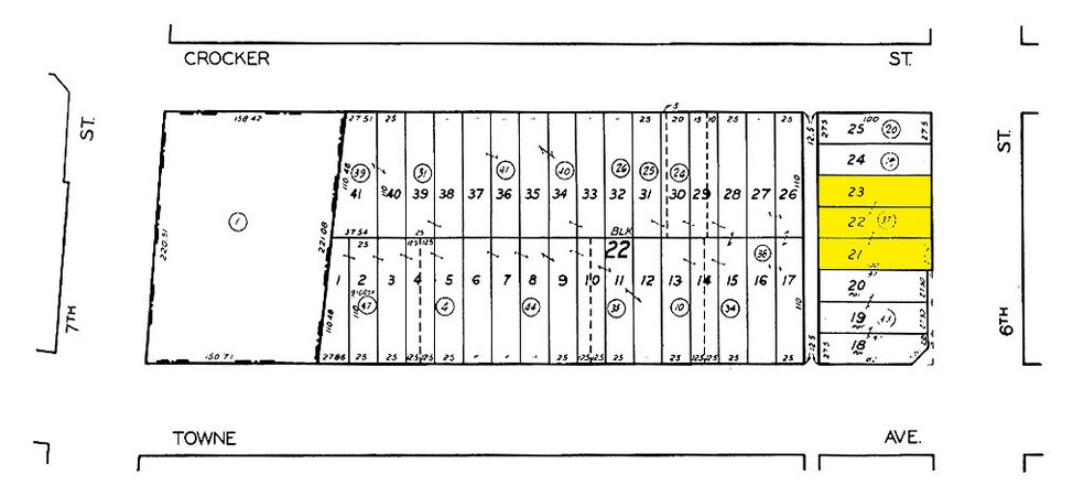 606 E 6th St, Los Angeles, CA à louer - Plan cadastral – Image 2 sur 93