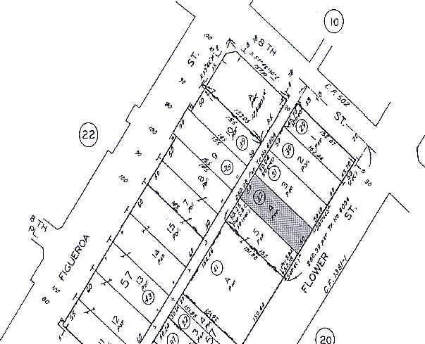 819 S Flower St, Los Angeles, CA à louer - Plan cadastral – Image 2 sur 90