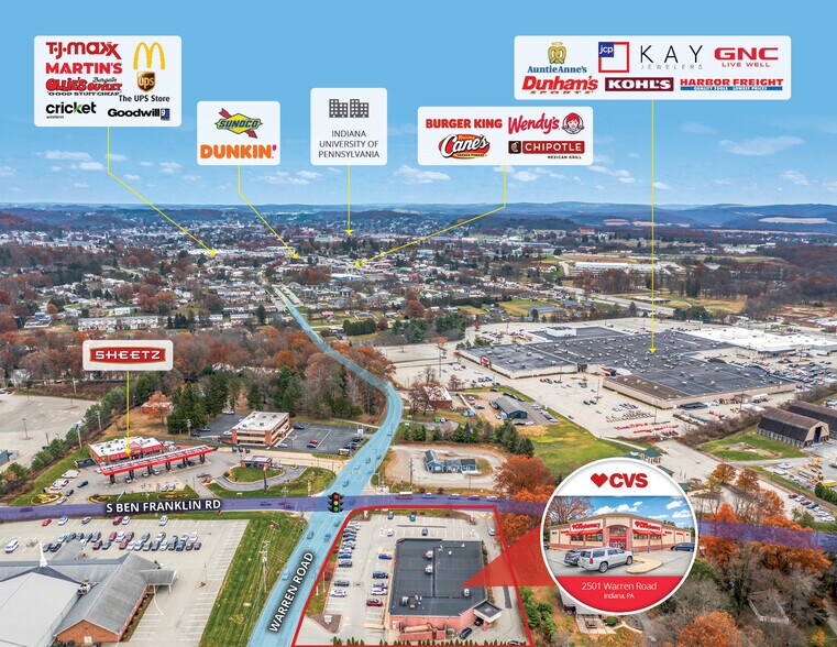 2501 Warren Rd, Indiana, PA à vendre - Photo de l’immeuble – Image 3 sur 7