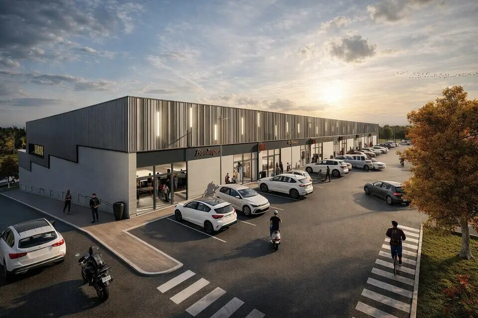 Local commercial dans Le Thillay à louer Photo de l’immeuble– Image 1 sur 6