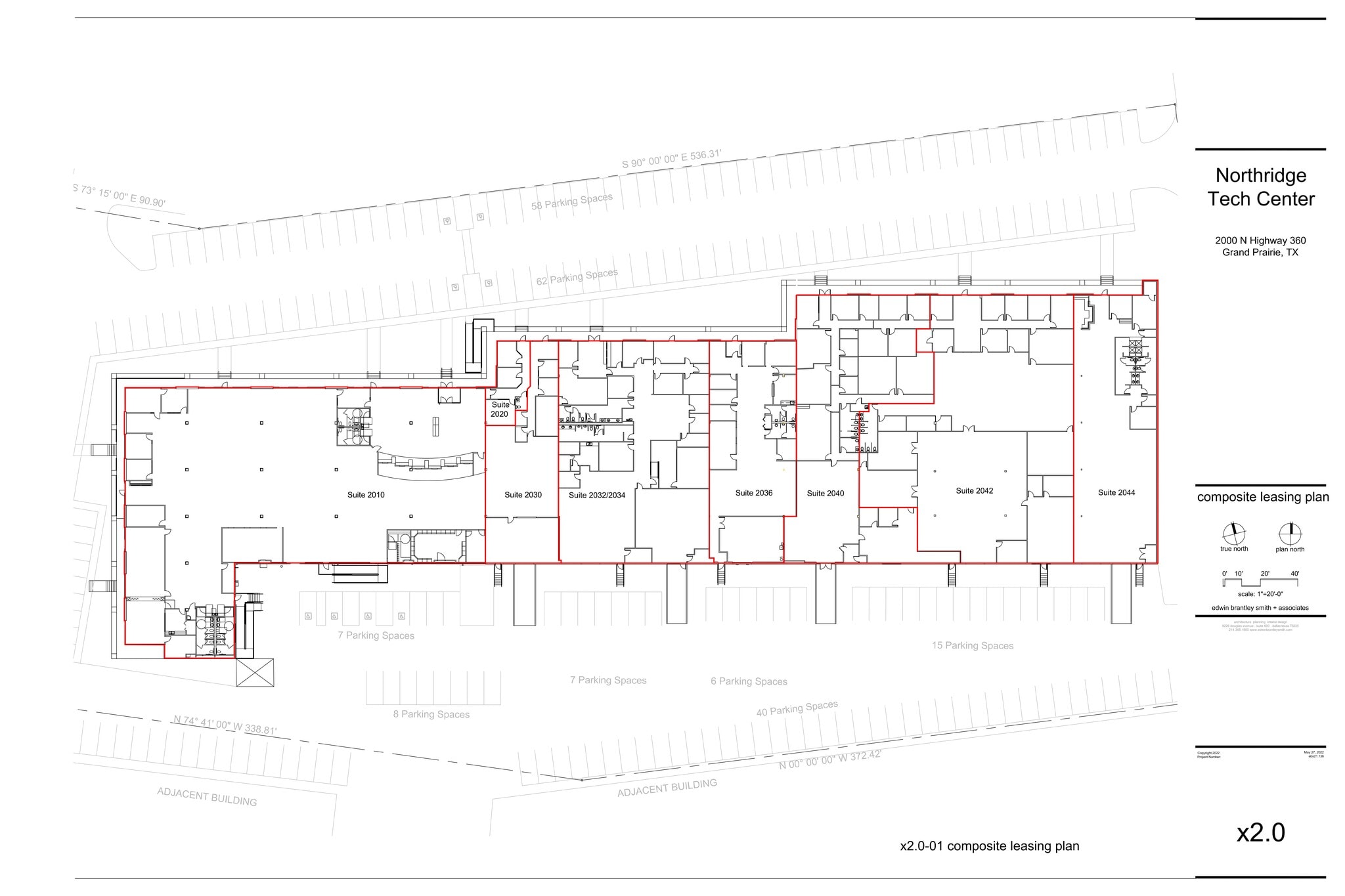 2010-2044 N State Highway 360, Grand Prairie, TX à louer Plan de site– Image 1 sur 1