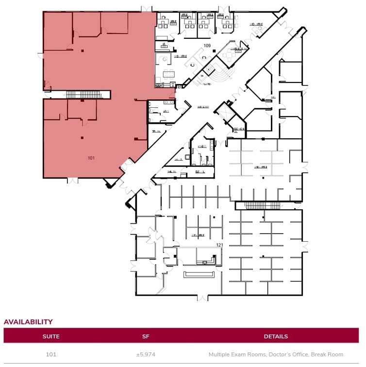 400 N Mountain Ave, Upland, CA à louer Plan d’étage– Image 1 sur 1