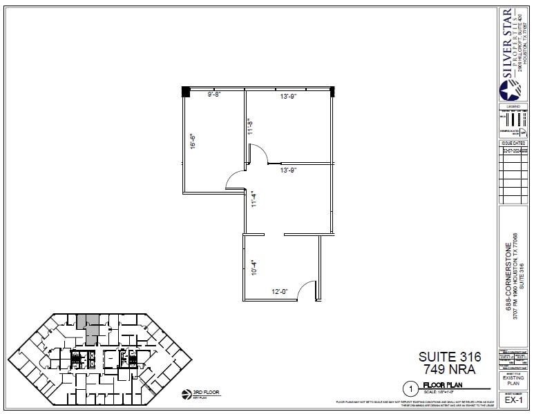 3707 FM 1960 W, Houston, TX à louer Plan d’étage– Image 1 sur 1