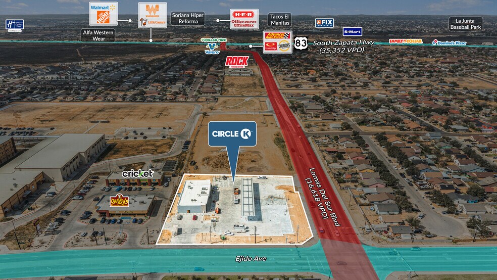 3219 Lomas Del Sur Boulevard, Laredo, TX à vendre - Photo de l’immeuble – Image 3 sur 5
