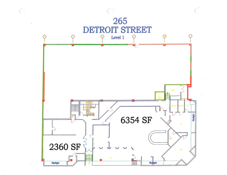 265-299 Detroit St, Denver, CO à louer - Plan de site – Image 2 sur 2