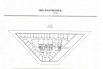9801 Westheimer Rd, Houston, TX à louer Plan d’étage– Image 1 sur 1