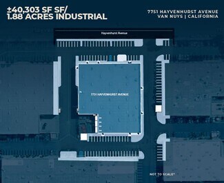 Plus de détails pour 7751 Hayvenhurst Ave, Van Nuys, CA - Industriel/Logistique à vendre