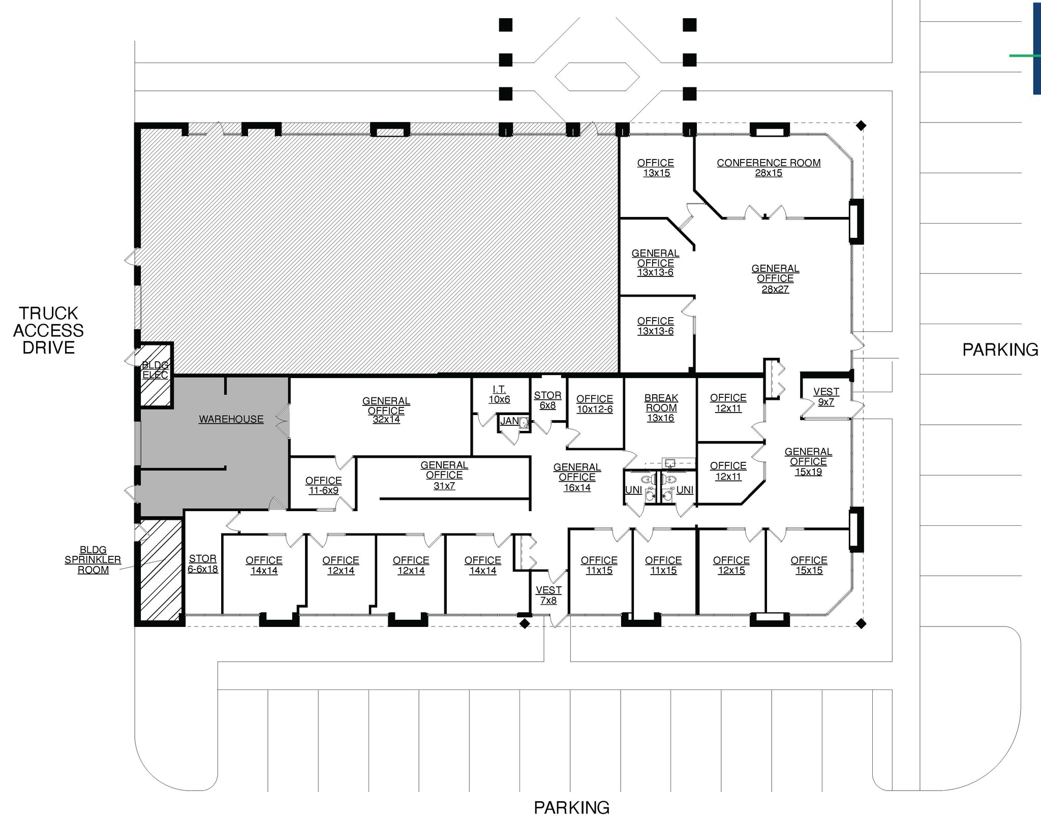 200 E Howard Ave, Des Plaines, IL à louer Plan d’étage– Image 1 sur 2