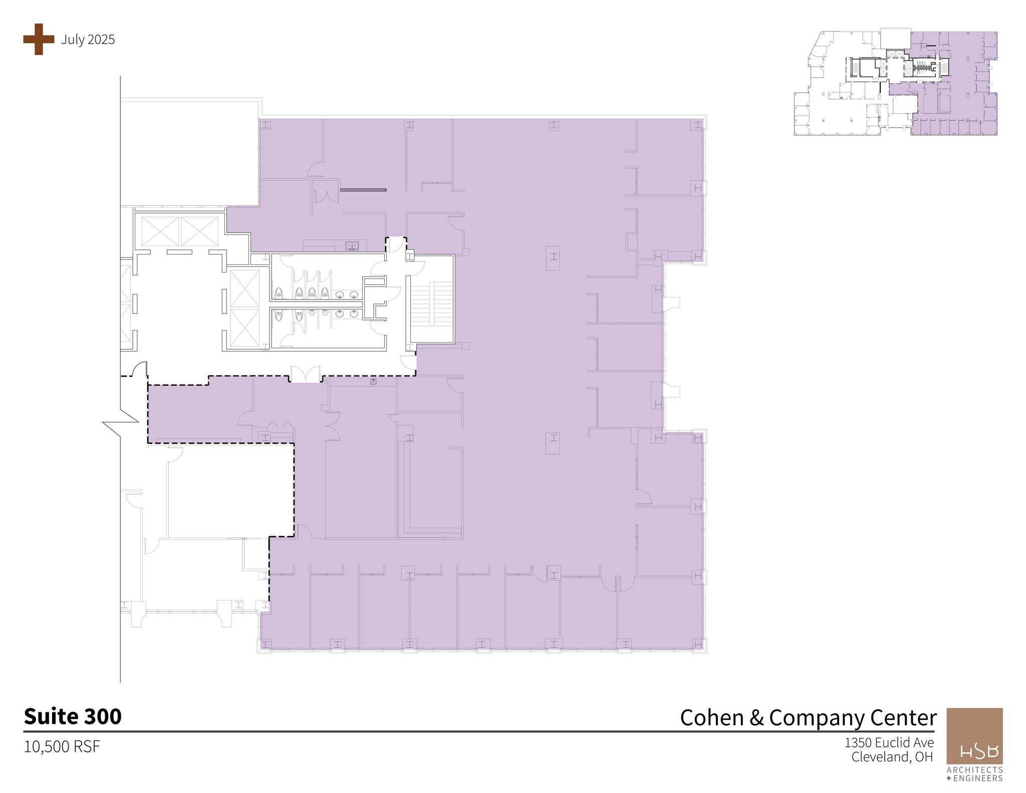 1350 Euclid Ave, Cleveland, OH à louer Plan de site– Image 1 sur 1