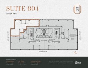 1015 2nd Ave, Seattle, WA à louer Plan d’étage– Image 1 sur 1