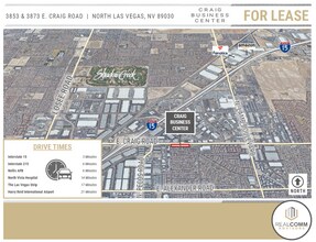 3853 E Craig Rd, North Las Vegas, NV - VUE AÉRIENNE  vue de carte