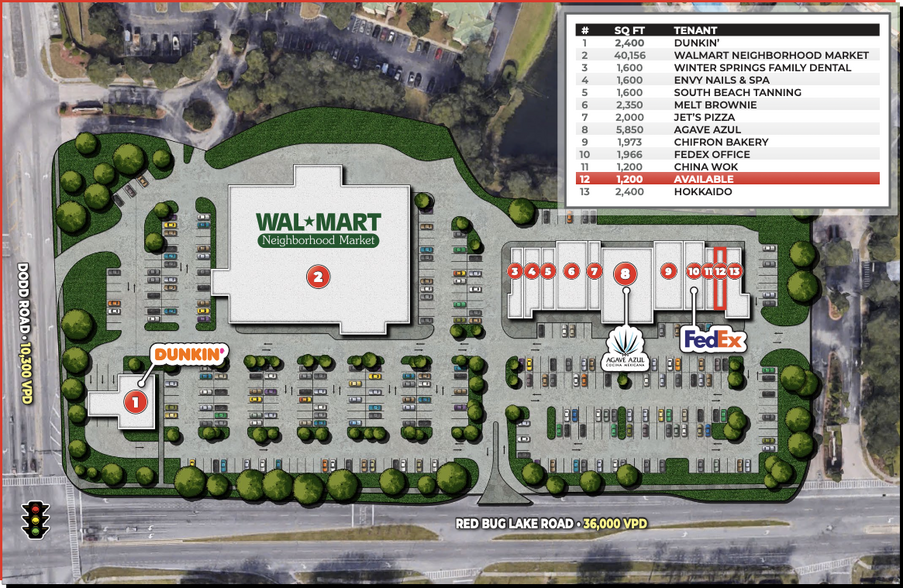 5248 Red Bug Lake Rd, Winter Springs, FL à louer - Plan de site – Image 3 sur 6