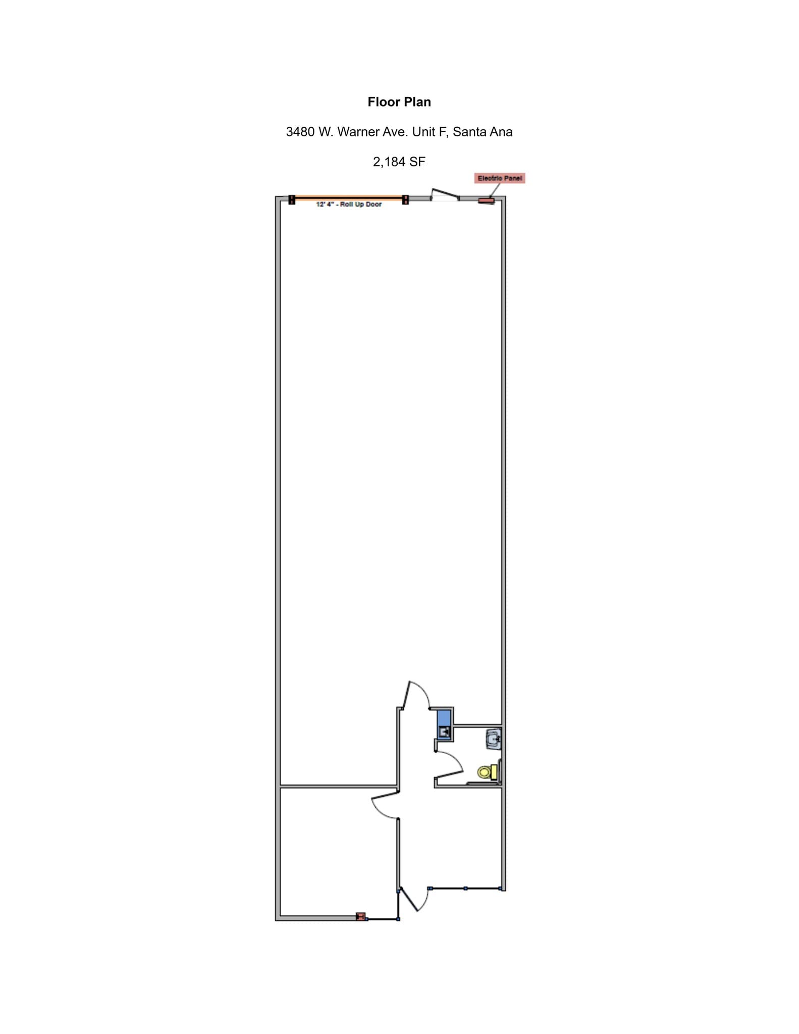 3400 W Warner Ave, Santa Ana, CA à louer Plan de site– Image 1 sur 1