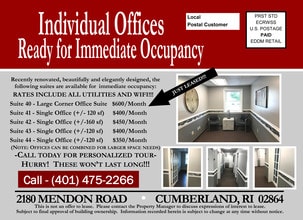 2180 Mendon Rd, Cumberland, RI à louer Photo de l’immeuble– Image 2 sur 5