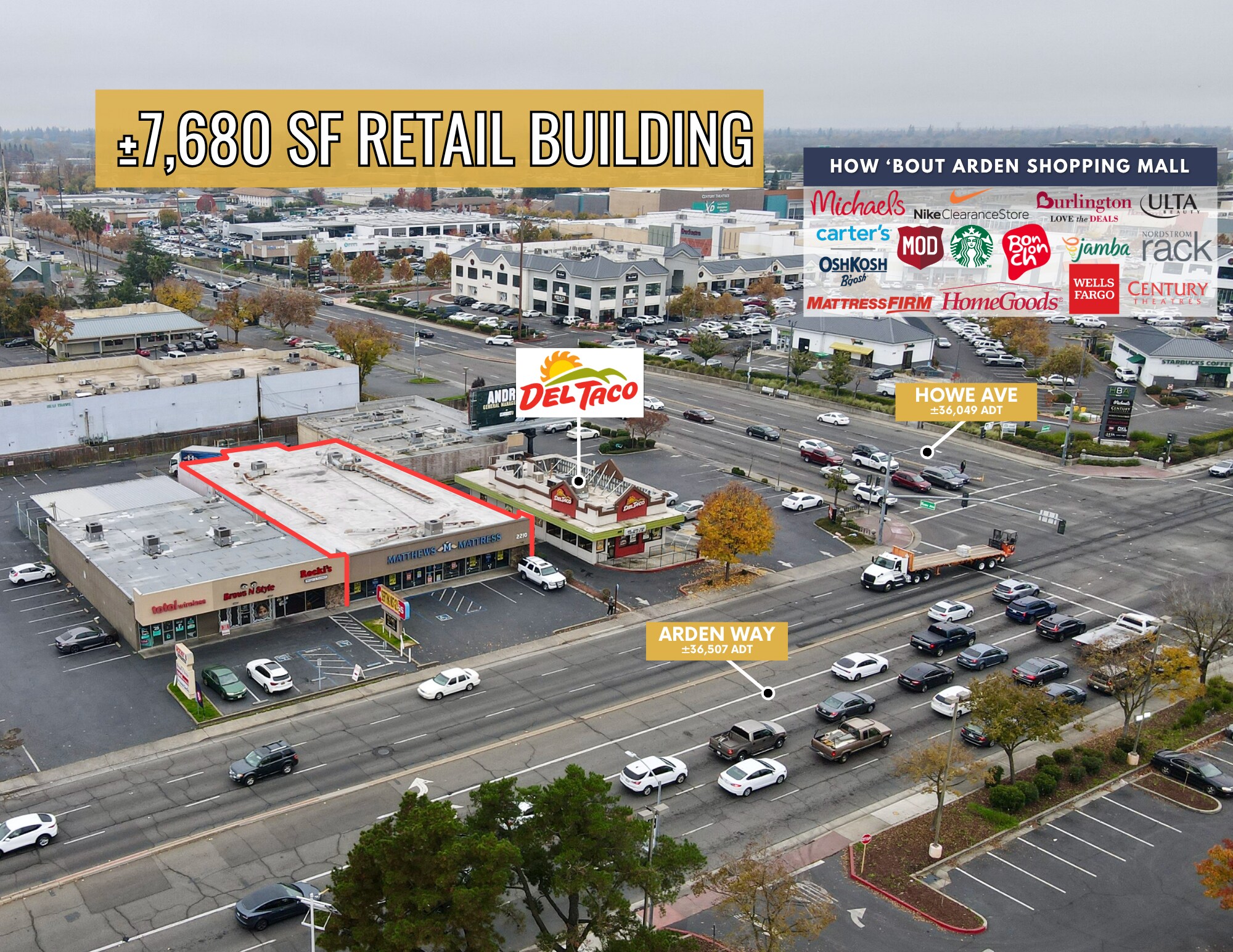 2210 Arden Way, Sacramento, CA à vendre Photo principale– Image 1 sur 8