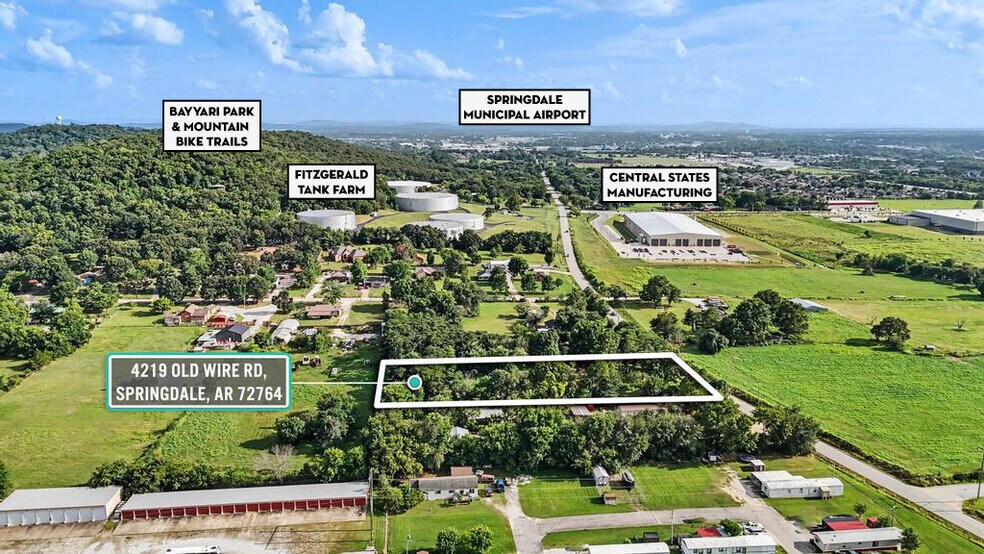 4219 Old Wire Rd, Springdale, AR à vendre - Photo de l’immeuble – Image 2 sur 5