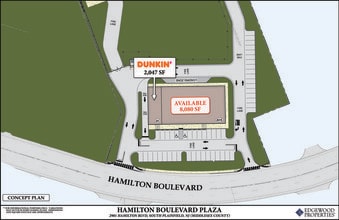 2901 Hamilton Blvd, South Plainfield, NJ à louer Plan de site– Image 1 sur 1