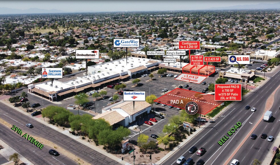 2901-2957 W Bell Rd, Phoenix, AZ à louer - Photo de l’immeuble – Image 1 sur 5