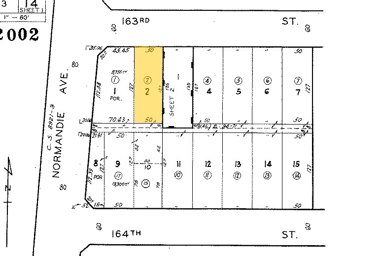 1346 W 163rd St, Gardena, CA à vendre - Plan cadastral – Image 2 sur 11