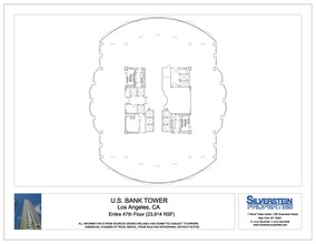633 W 5th St, Los Angeles, CA à louer Plan d’étage– Image 1 sur 2