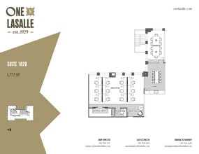 1 N La Salle St, Chicago, IL à louer Plan d’étage– Image 1 sur 1