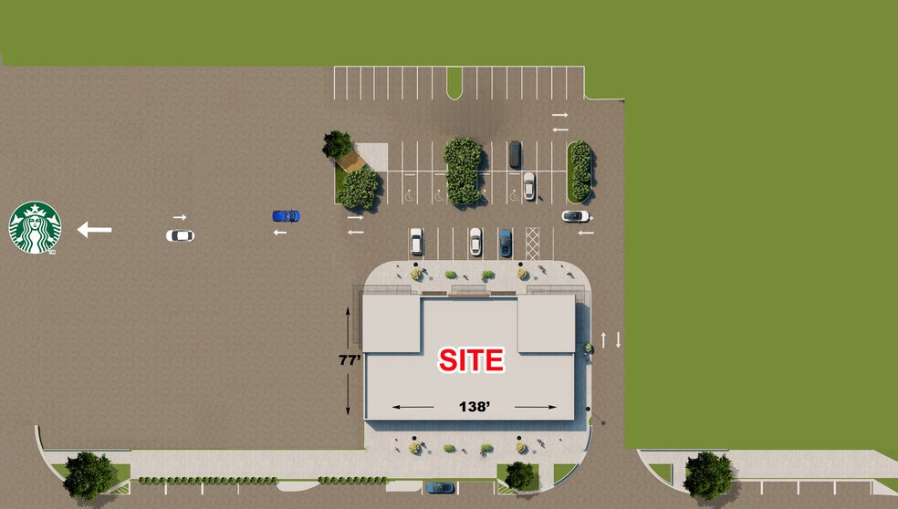 3745 Marketplace Ct, Zionsville, IN à louer - Plan de site – Image 3 sur 3