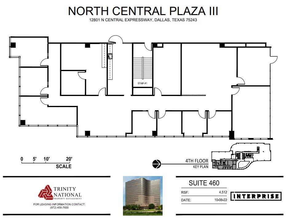 12801 N Central Expy, Dallas, TX à louer Plan d’étage– Image 1 sur 1