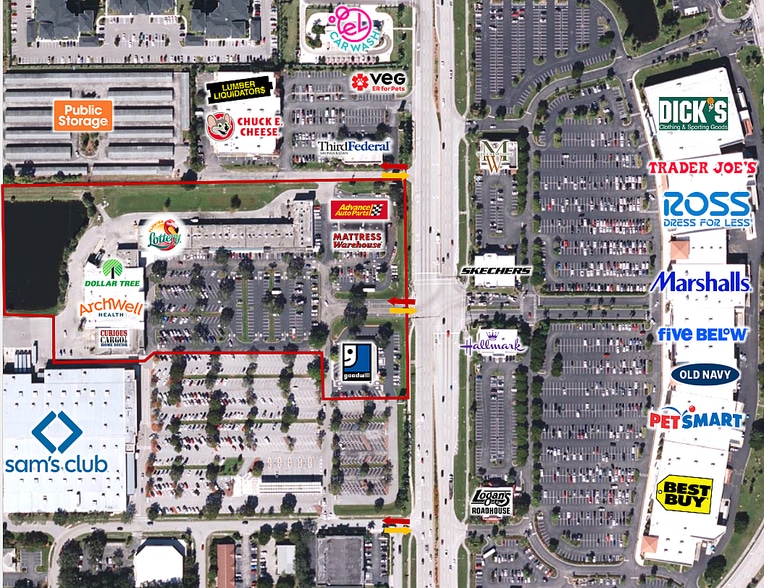 Page Plaza-Multi Tenant Retail Center portefeuille de 3 biens à vendre sur LoopNet.fr - Aérien – Image 2 sur 7
