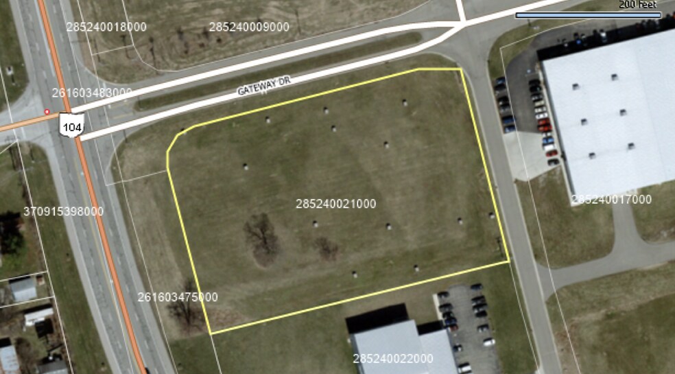 Industrial Dr, Chillicothe, OH à vendre - Plan cadastral – Image 3 sur 3