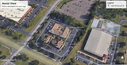 1221 N Church St, Moorestown, NJ - VUE AÉRIENNE  vue de carte
